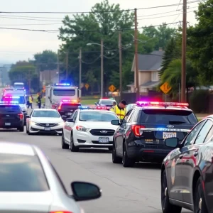 Scene of a police investigation in Shreveport after a fatal shooting