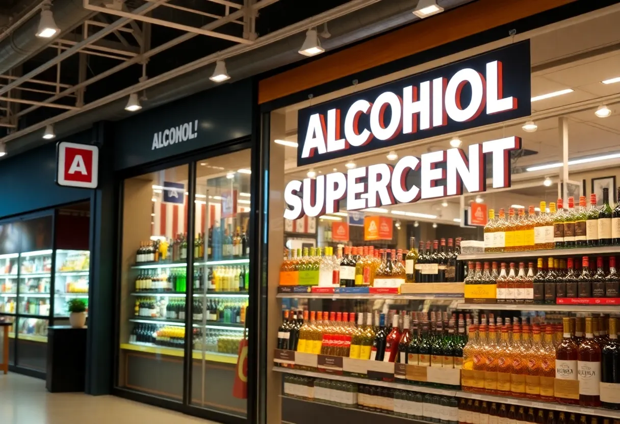 Storefront of Total Wine & More in Shreveport, showcasing wine and spirits