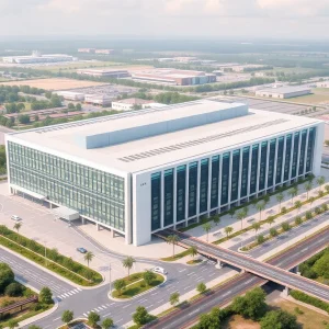 Conceptual design of a data center in West Shreveport