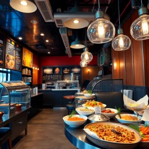 Interior of Fusion Bistro Experience restaurant in Shreveport