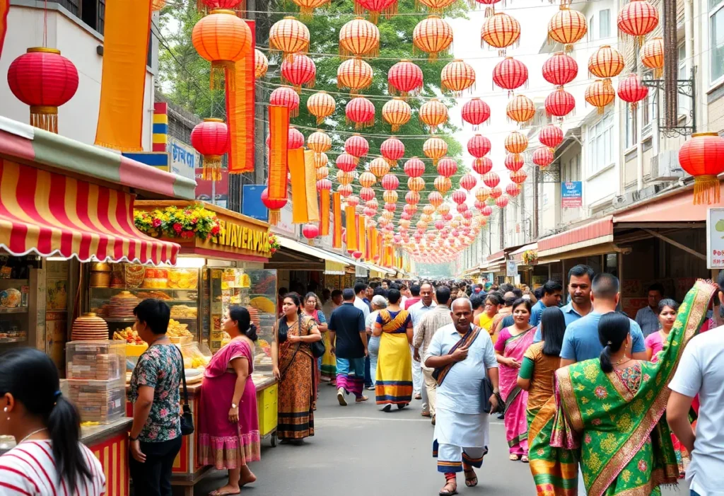 Crowd enjoying the Red River Revel Arts Festival in downtown Shreveport