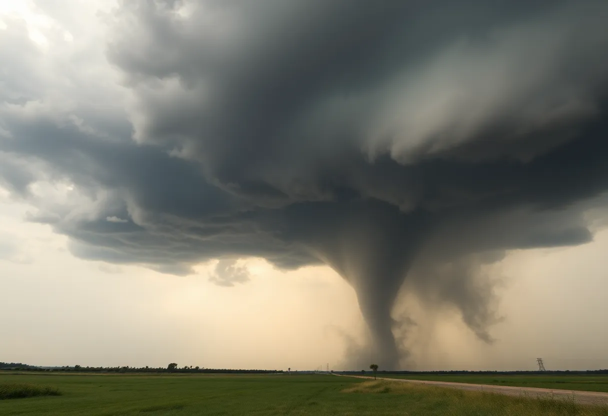 Severe thunderstorm warning in Shreveport area