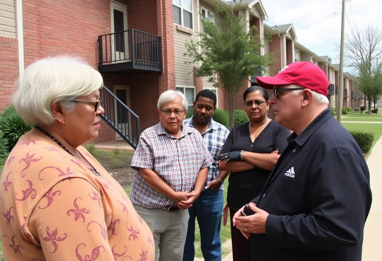 Residents raising concerns about unpaid water bills at Shreveport Apartments