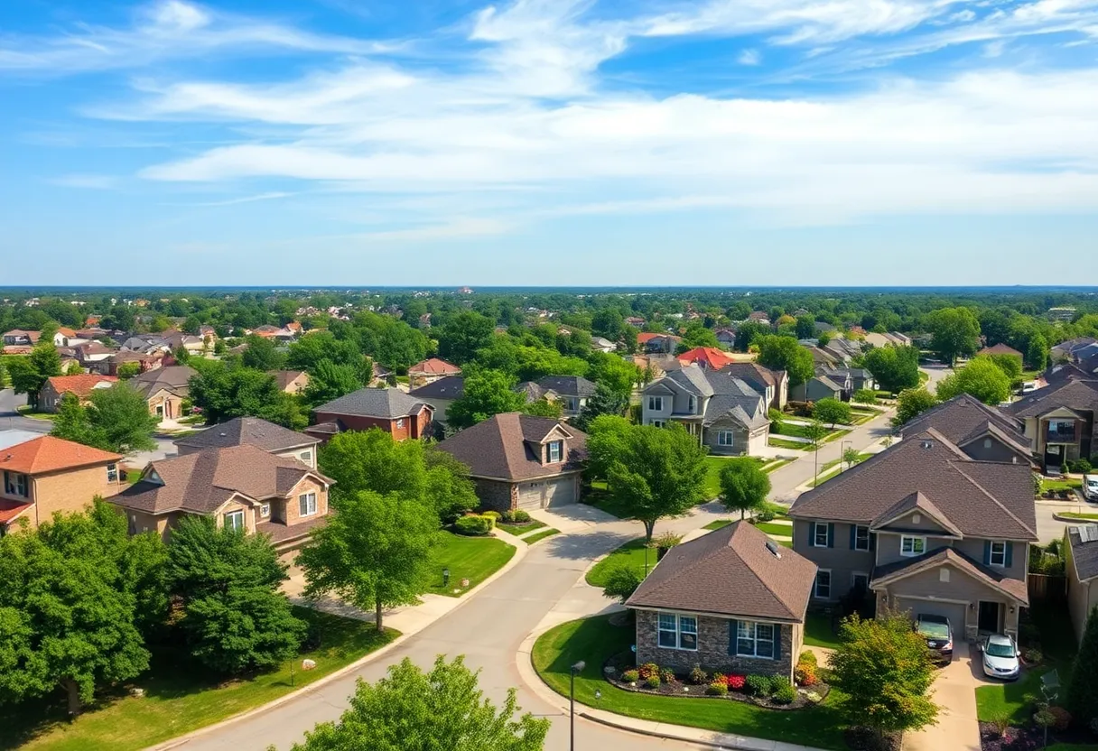 Houses in Shreveport-Bossier City displaying rising home prices