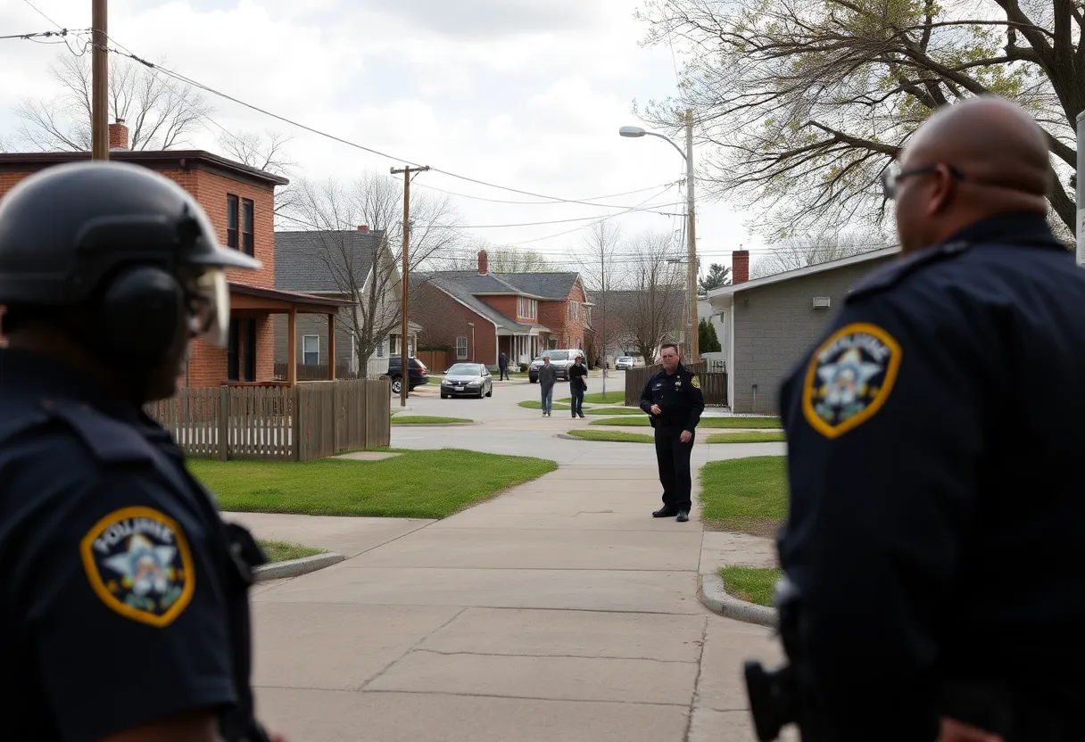 Community members engaging in Shreveport park