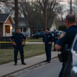 A quiet neighborhood in Shreveport, representing the issue of domestic violence.