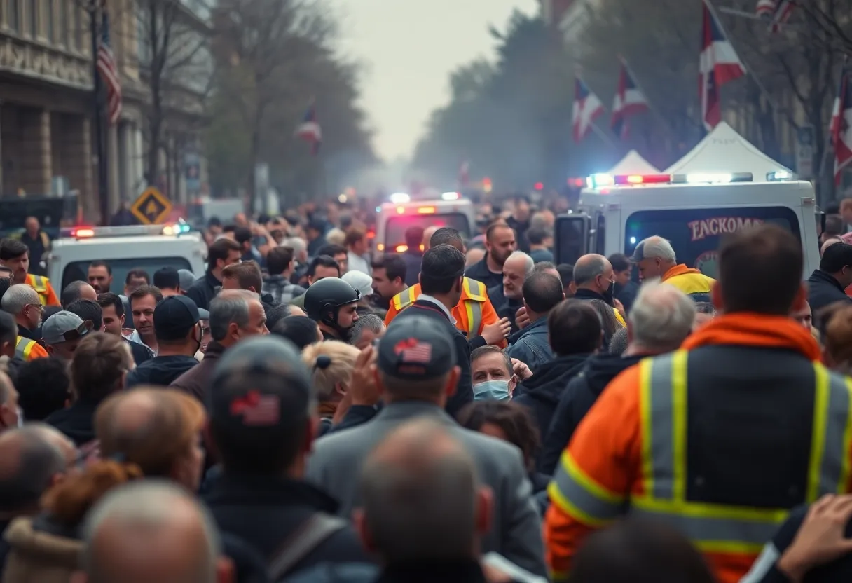 Emergency responders at scene of mass shooting in Shreveport