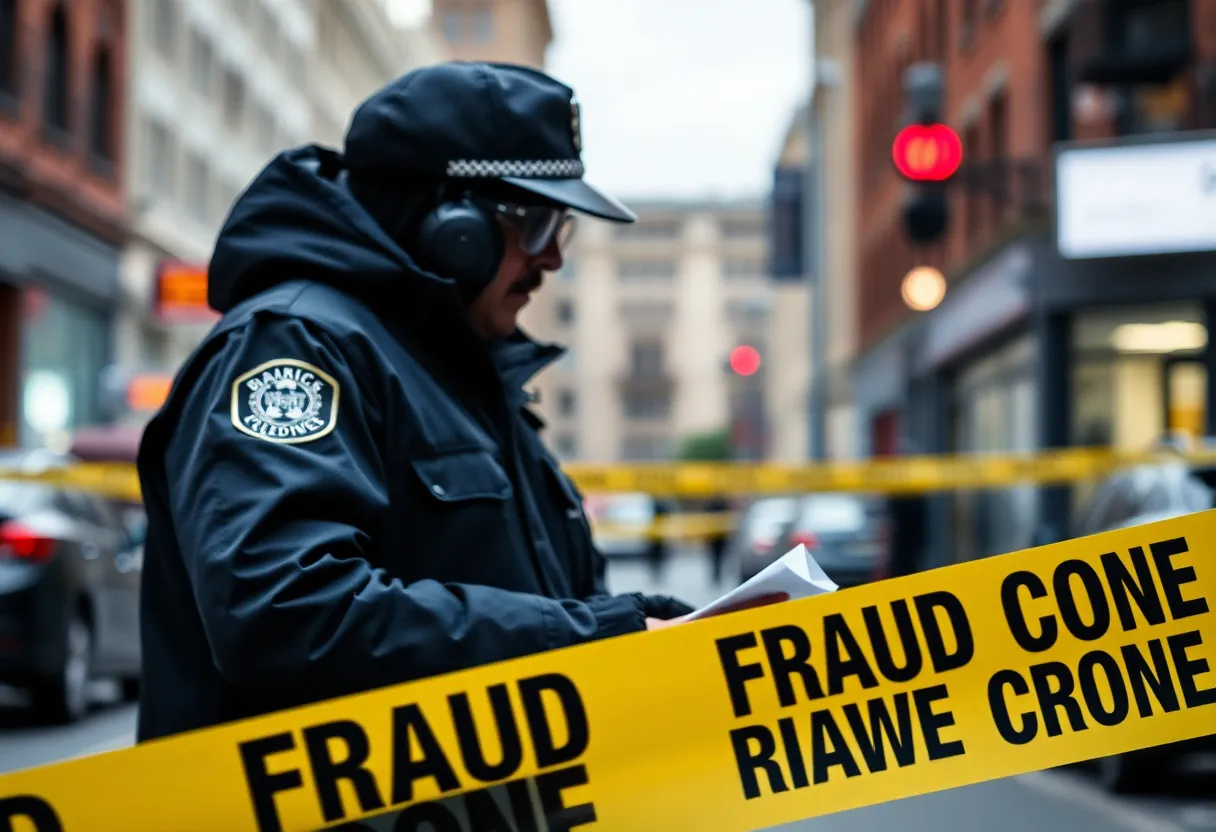 Police investigation scene in Shreveport