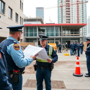 Officers at a new police substation in Shreveport