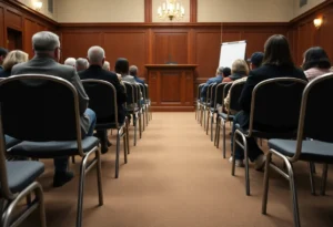 Town hall meeting in Shreveport addressing immigration concerns.