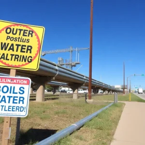 City landscape in Southeast Shreveport under a boil water advisory