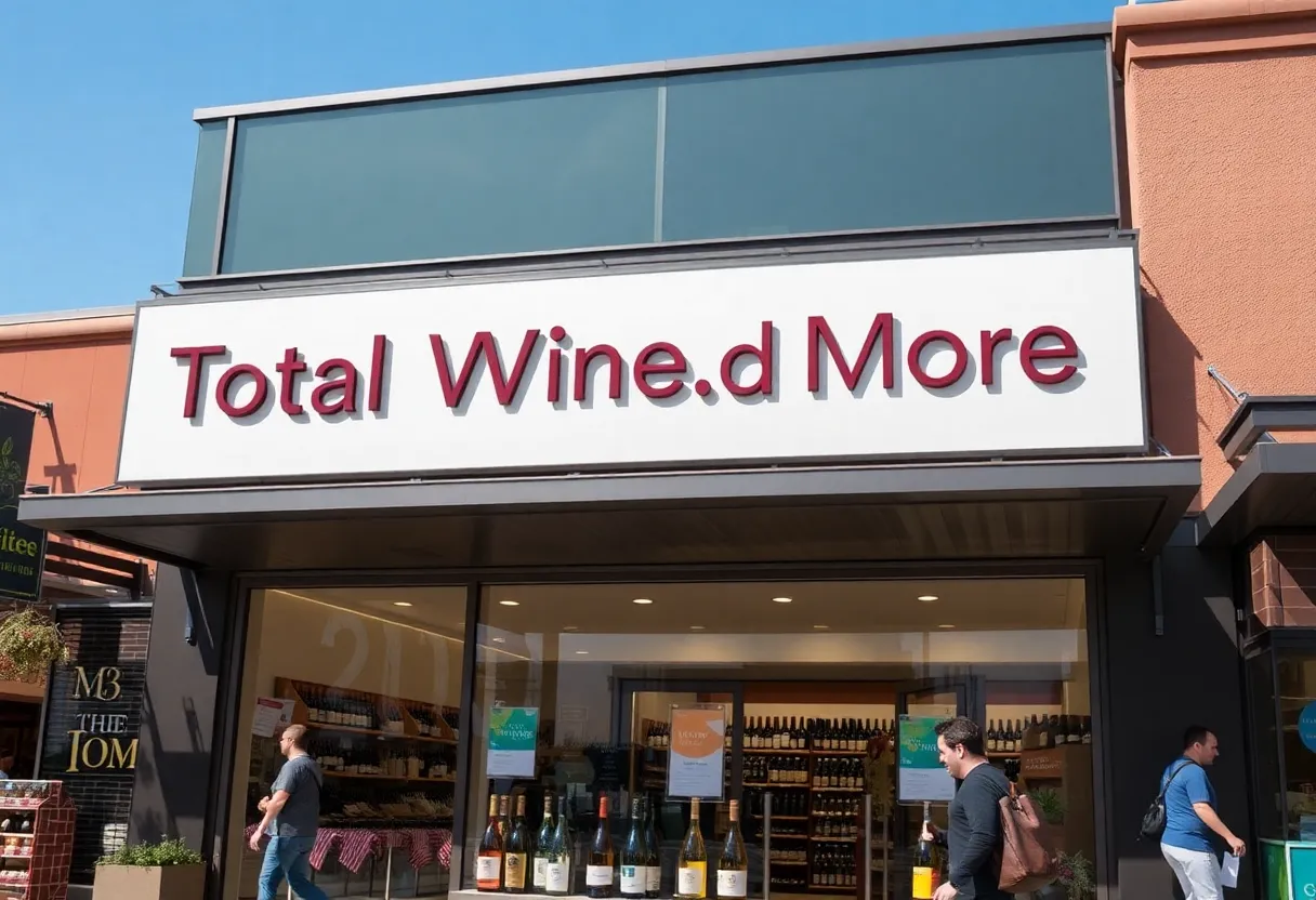 Exterior view of Total Wine and More in Shreveport
