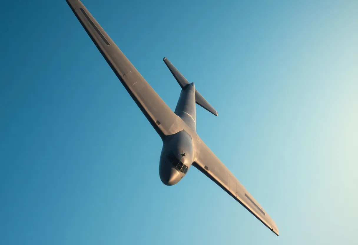 B-52 Stratofortress aircraft showcasing advanced technology upgrades