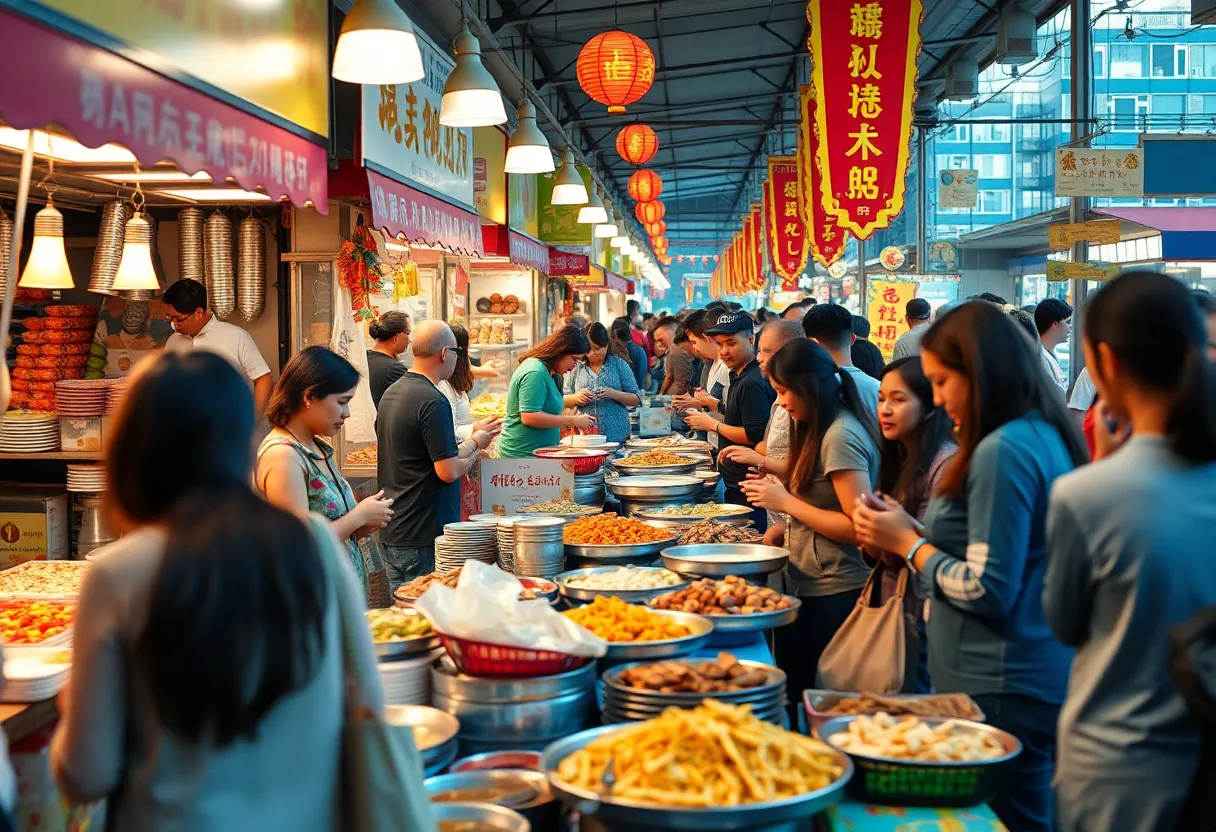 Crowd enjoying food at Black Restaurant Week in Shreveport-Bossier