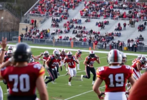 High school football game between Evangel Christian Academy and Captain Shreve