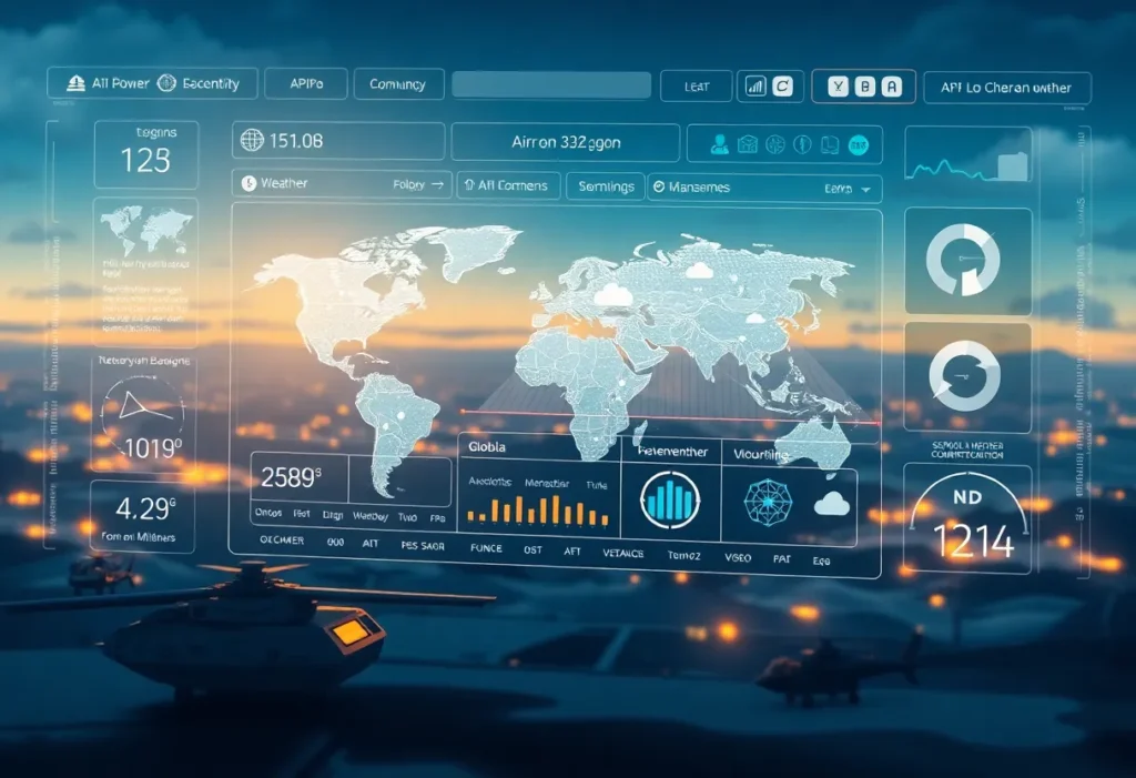 Interface of the Heimdall AI-powered weather application designed for military use