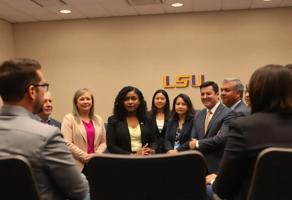 Meeting of the LSU presidential search committee
