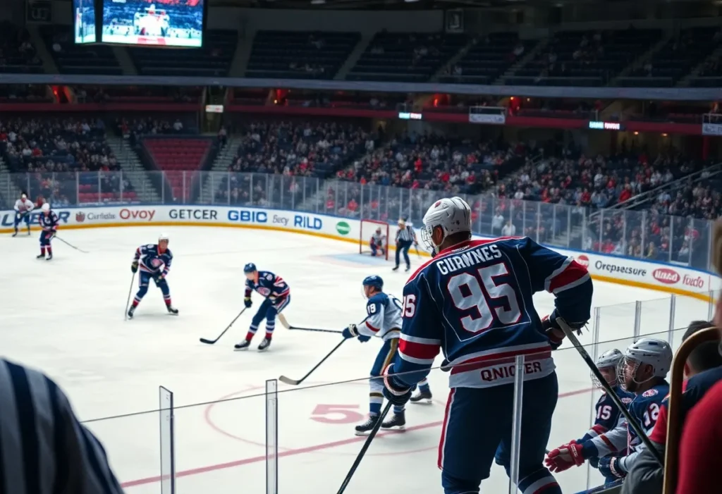 Shreveport Mudbugs competing against Corpus Christi IceRays during a hockey match