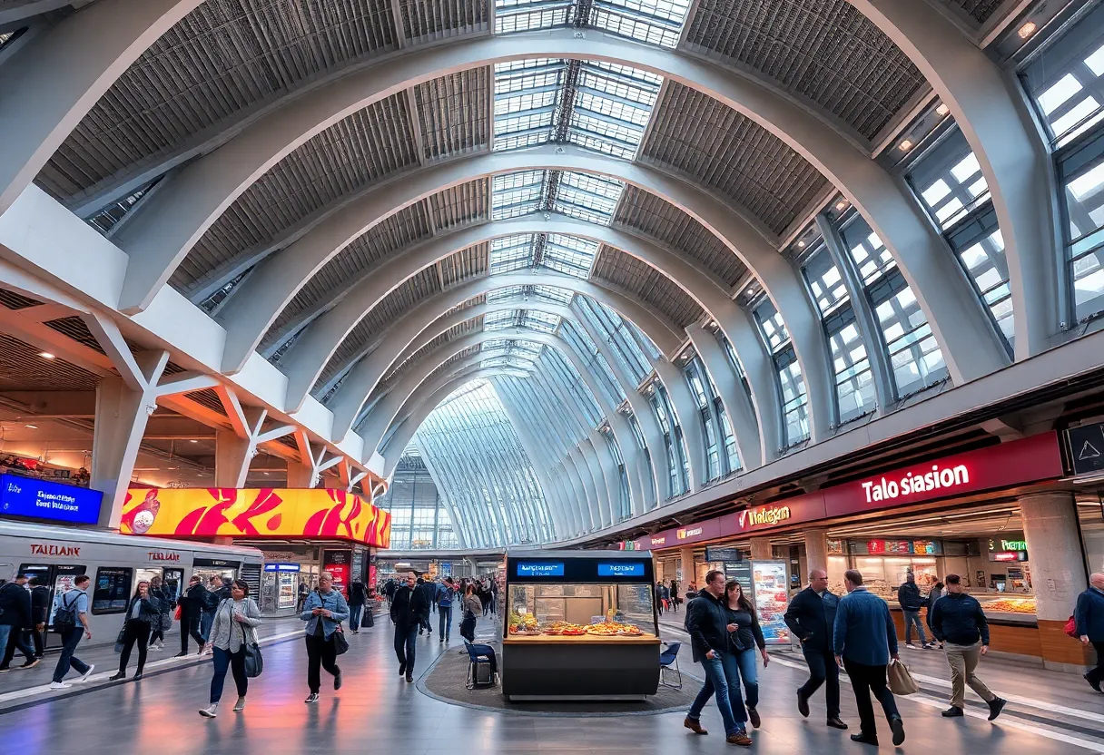 Rendering of the new Amtrak station in Shreveport