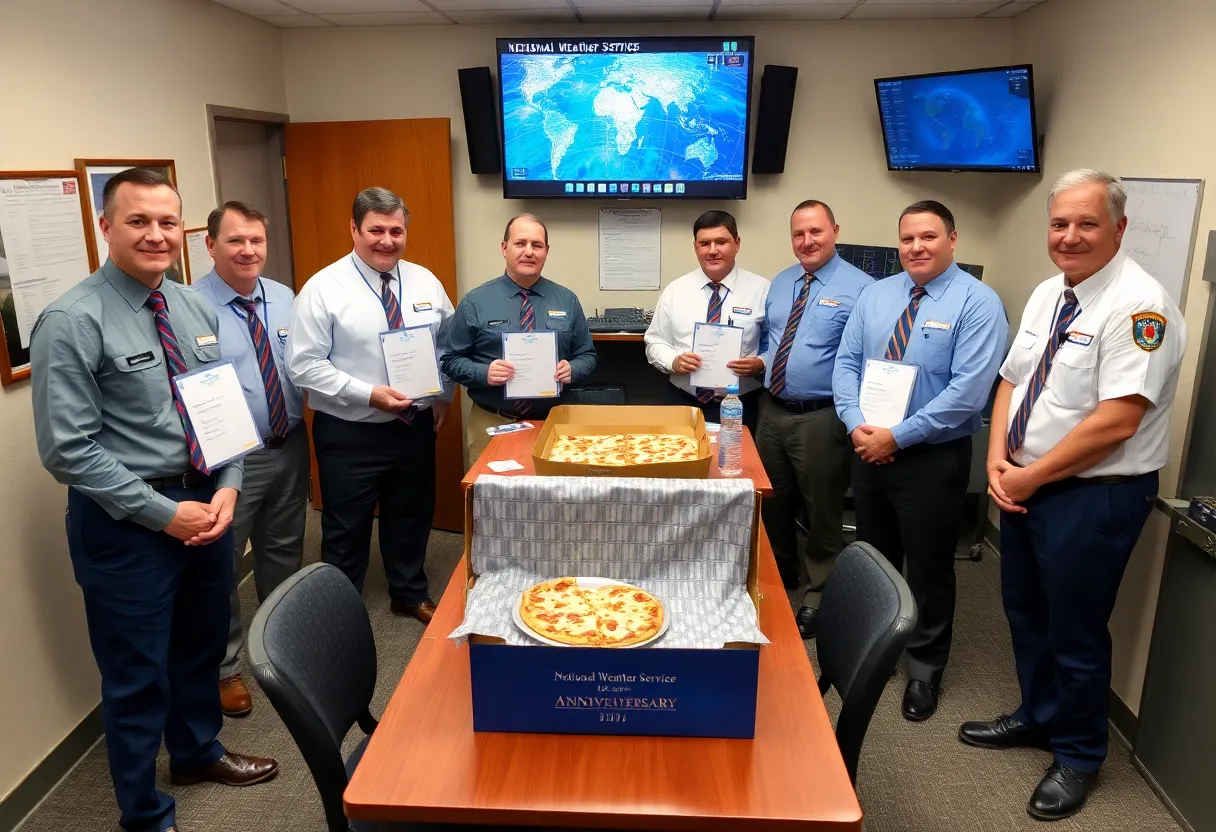 Celebration of the National Weather Service anniversary in Shreveport