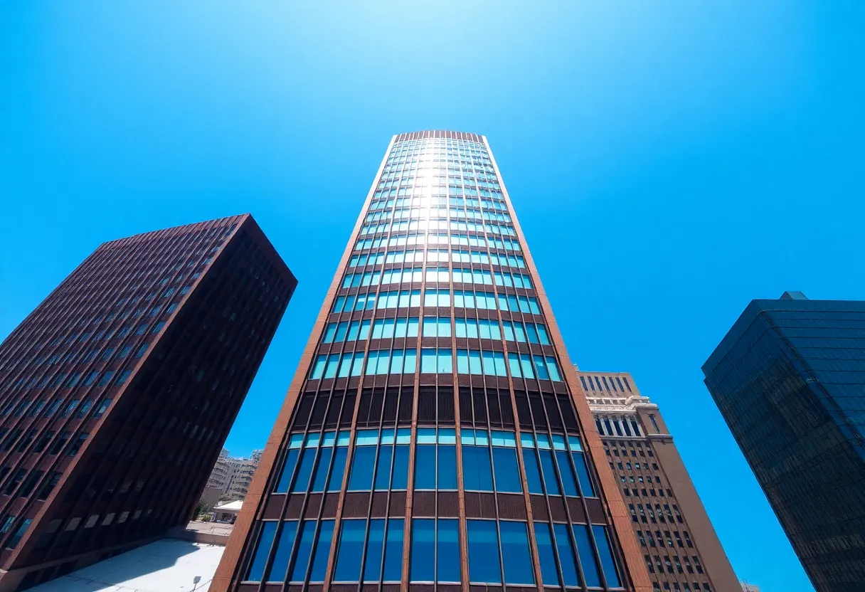 Regions Bank Tower in downtown Shreveport