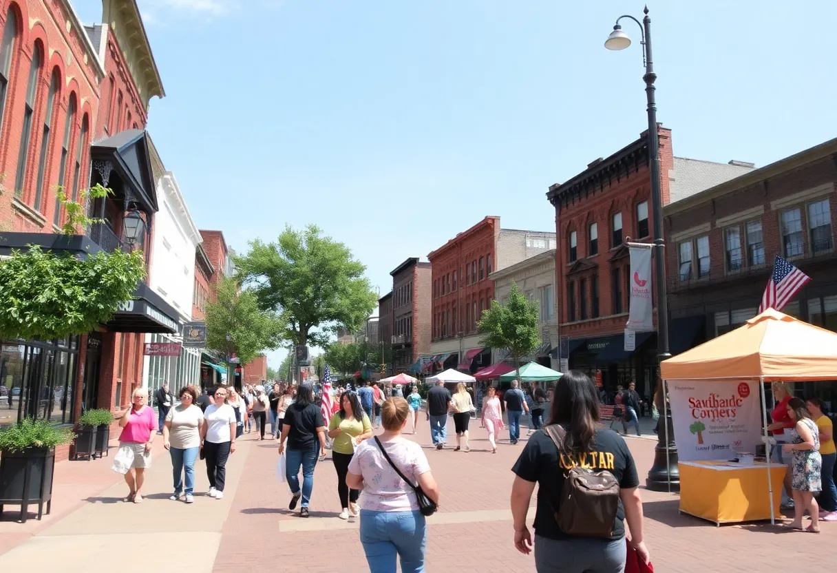 Shreveport downtown during Celebrate Downtown Legacy event