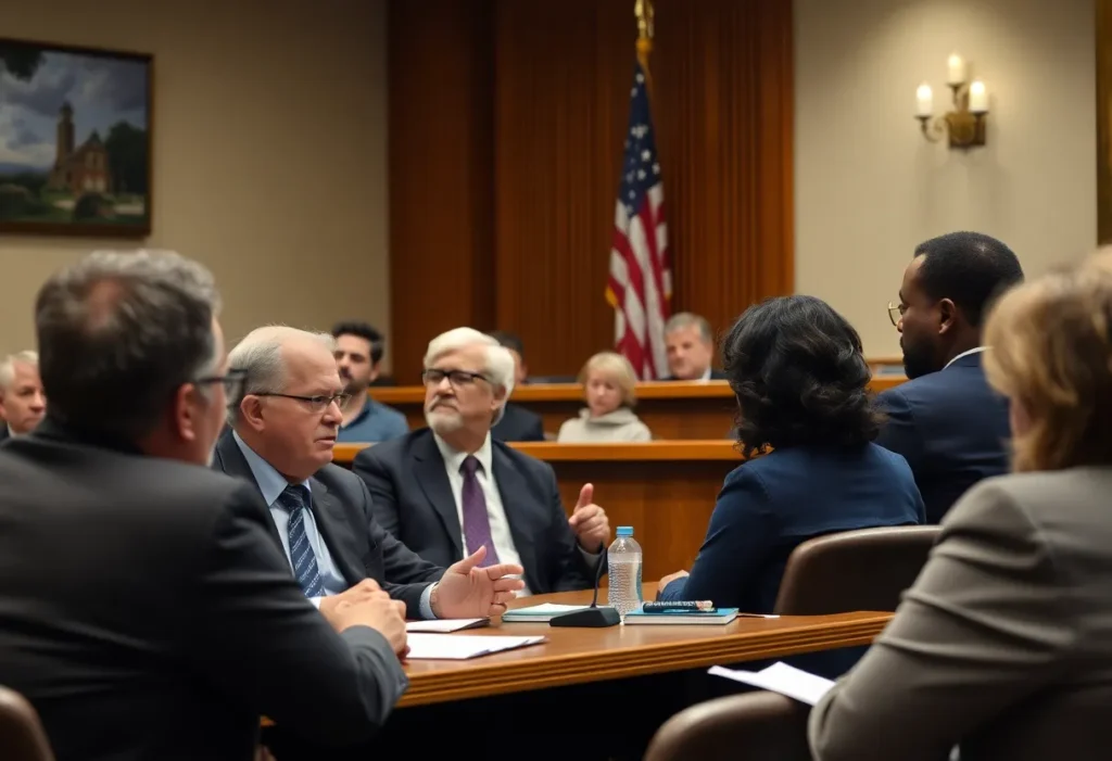 Community meeting in Shreveport discussing the water bill surcharge