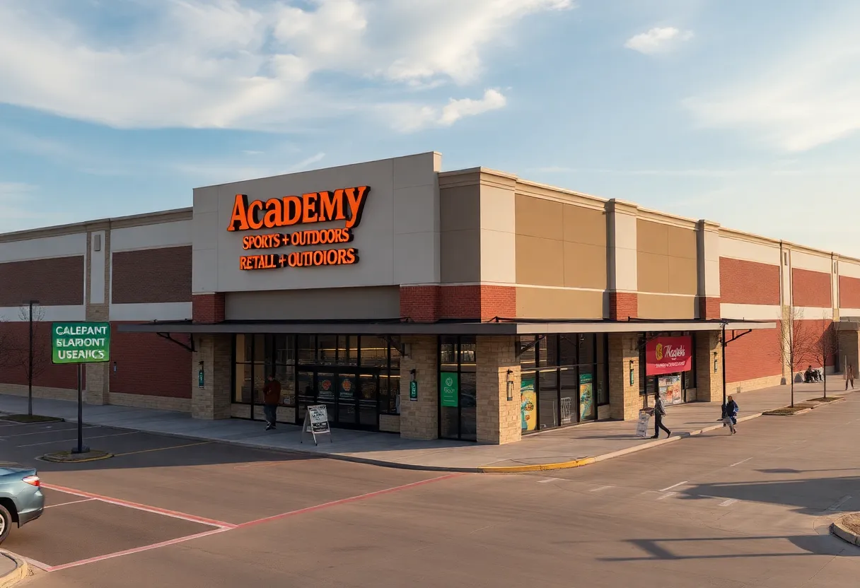 Modern retail building in Shreveport